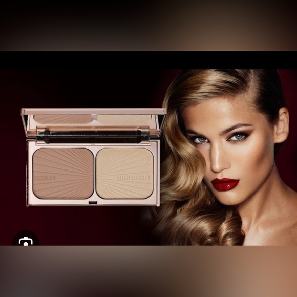 Charlotte Tilbury FILMSTAR BRONZE & GLOW contour highlight duo compact powder